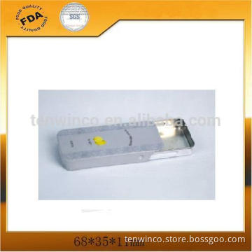 Push-pull type mini tin box, small candy tin box